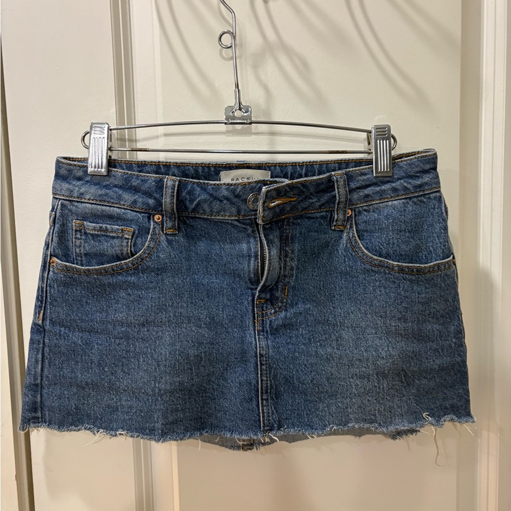 Pacsun Denim Mini Skirt - Picture 1 of 4